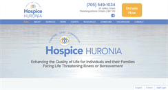 Desktop Screenshot of hospicehuronia.ca